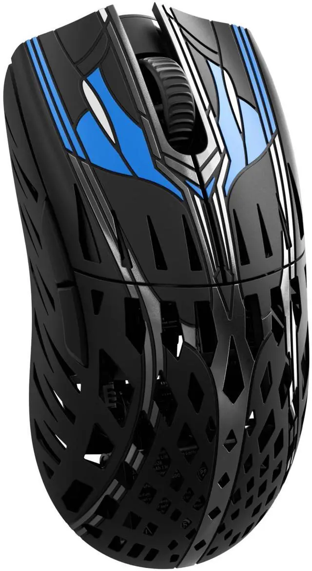 Alt view image 2 of 5 - PWNAGE Trinity Wireless Gaming Mouse 8K - 39 Grams Ultralight Esports Pro Gamer Flawless Professional Custom Xero PAW3950 Optical Sensor 36,000 DPI - 8000Hz -100% PTFE Skates Symm2 - Midnight Eclipse
