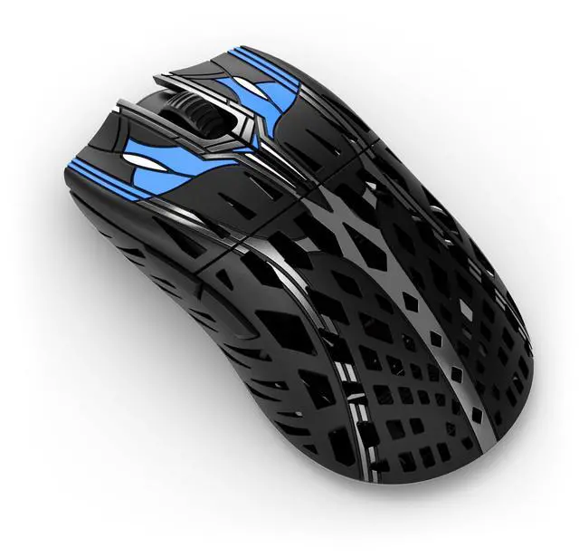 Alt view image 4 of 5 - PWNAGE Trinity Wireless Gaming Mouse 8K - 39 Grams Ultralight Esports Pro Gamer Flawless Professional Custom Xero PAW3950 Optical Sensor 36,000 DPI - 8000Hz -100% PTFE Skates Symm2 - Midnight Eclipse