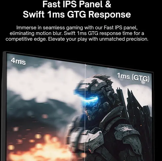 Alt view image 4 of 5 - Pixio PX259 Prime 24.5 inch (24 inch / 25 inch Equivalent) 280Hz (144Hz Supported) Refresh Rate FHD 1080p Resolution Fast Nano IPS Panel 1ms GTG Response Time Gaming Monitor with AMD FreeSync Premium