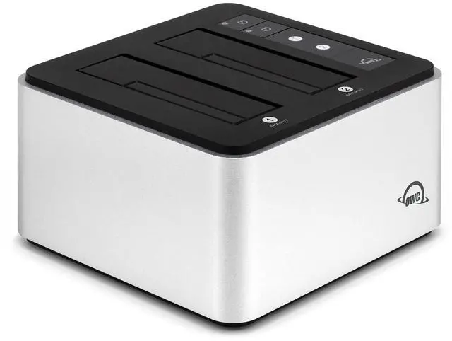 Main image of OWC Drive Dock USB 3.2 (10Gb/s) Dual-Bay Drive Docking Solution for 2.5-inch and 3.5-inch NVMe U.2 and SATA Drives