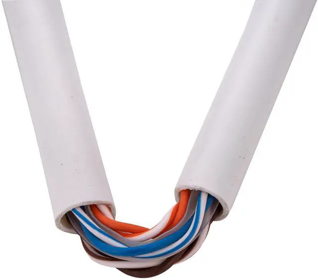 Alt view image 3 of 5 - Cables Direct Online White Cat6 Cable 1000ft Solid Bare 23AWG Copper Wire Riser CMR Bulk Ethernet Cable  550MHz PoE++ (4PPoE) UTP