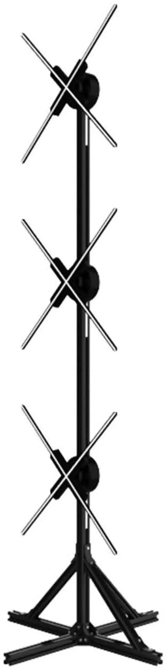 Main image of Missyou 3D Hologram Fan Splicing Bracket without Fan - Fits 22-27.5 inch Fans, Easy Assembly with Durable Aluminum Materials - ideal for Trade Shows, Exhibitions, and Advertising Displays!