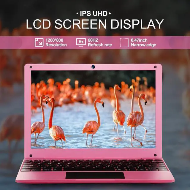 Alt view image 2 of 5 - G-Anica 10.1" Ultral Light Laptop Computer, Quad Core Powered by Android 12.0, Portable Netbook Computer with WiFi, Webcam and Bluetooth, Mini Laptop with Bag, Mouse, and Mouse Pad for Kids&Adults