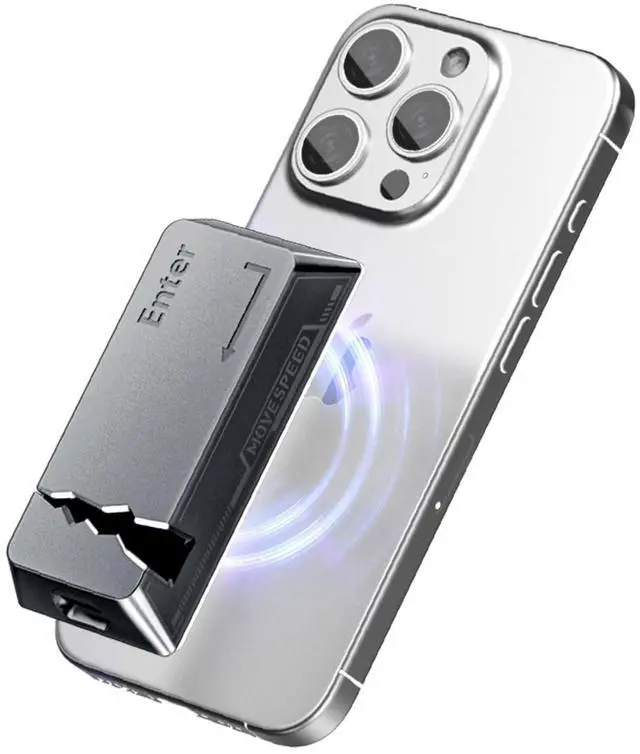 Main image of MOVE SPEED CK20 Portable SSD 2TB with Magnetic Feature Up to 2000MB/s, USB 3.2 Gen 2x2, Supports 4K ProRes HDR, Magnetic SSD External Hard Drive for iPhone 15 series, MacBook, PC, Tablets, PS5, Laptop
