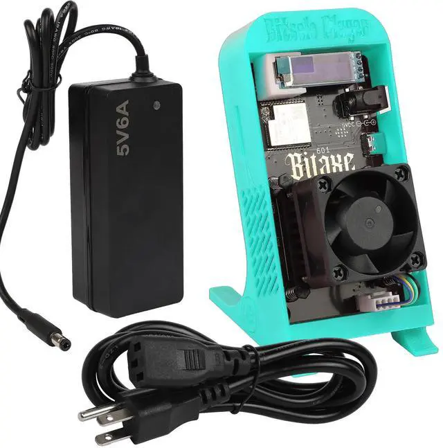 Main image of Bitaxe Gamma 601 Bitcoins Miner BM1370 Asic Chip 1.2TH/s Solo Miner 2.4G WiFi/Hotspot Crypto Miner Home Use BTC Miner Low Noice Include PSU, Blue