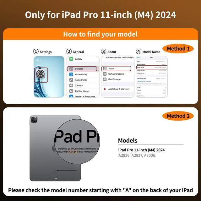 Alt view image 2 of 5 - molosicars Case with Keyboard for iPad Pro 11-inch 2024 (M4),7-Color Backlit Wireless, Pencil Holder, 360 Rotating Stand, Futuristic Tech Design Transparent Black