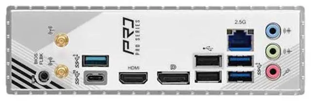 Alt view image 3 of 5 - ASRock B860M Pro RS WiFi 6E Intel Core Ultra DDR5 8666 MHz 256GB M.2 LGA1851 Micro ATX Motherboard BIOS Flashback SATA3 6.0 Gb/s PCIe 5.0