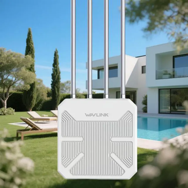 Main image of AX1800 WiFi 6 Wireless Outdoor Access Point, WAVLINK Long Range Outdoor WiFi with PoE | Dual Band | Up to 128 Devices, IP67 Waterproof,Supports Extender/AP/Repeater for Farm,Courtyard,RV,Campsite
