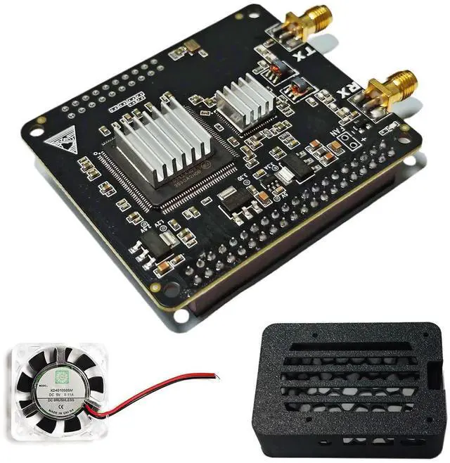 Main image of AURSINC SDR Radioberry for Raspberry Pi 4, Pi 4B, Radio Card (RPi 4 Hat) Analog Devices AD9866 & 10CL016 12-bit Broadband Modem for Ham Radio SDR Transceiver