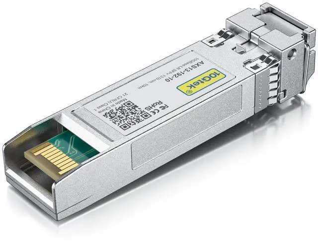 Alt view image 5 of 5 - 1 Pack of 1-Meter LC to LC OS2 Fiber Patch Cable & 10 Pack of 10GBase-LR SFP+ Transceiver