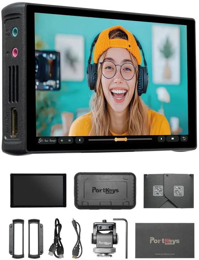 Main image of Portkeys PT5 III Camera Monitor 5.4" 800nits Field Monitor with USB 3.0 Type-C Port Support Waveform, Histogram, Peaking, False Color, and 3D LUT Function for DSLR Camera