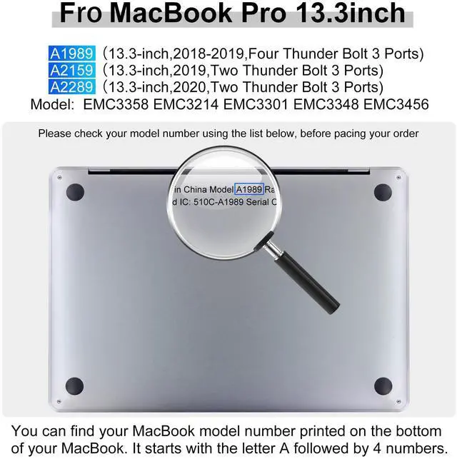 Alt view image 2 of 5 - A1989 A2159 A2289 A2251 Screen Replacement for MacBook Pro 13.3" 2018 2019 2020 Year 13-inch Retina Full LED LCD Display Assembly EMC 3358 3214 3301 3348 3456 2560x1600 (Space Gray)