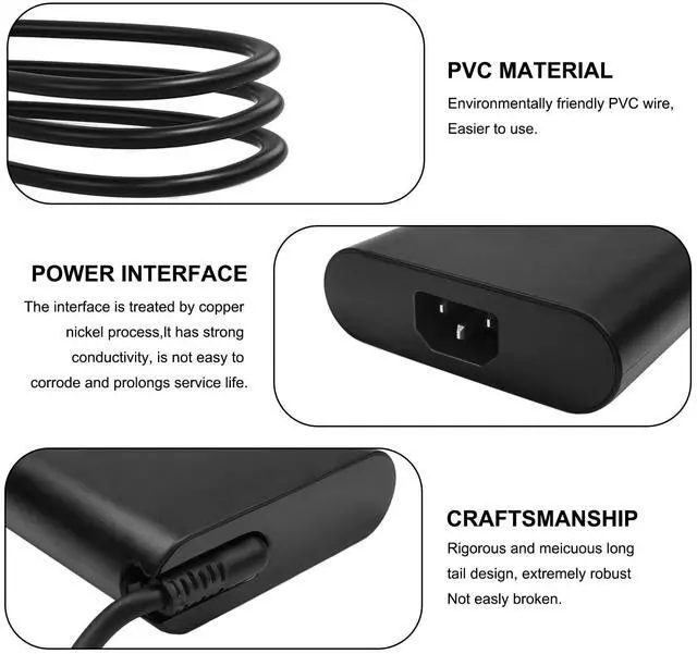 Alt view image 4 of 4 - JUYOON 360W Laptop Charger Compatible with 0Y7YW7 07TMR6 360W AC Power Adapter m18 R2 x16 R2 RTX 4080 4090 16 18 Area-51 AA16250 AA18250 Power Supply