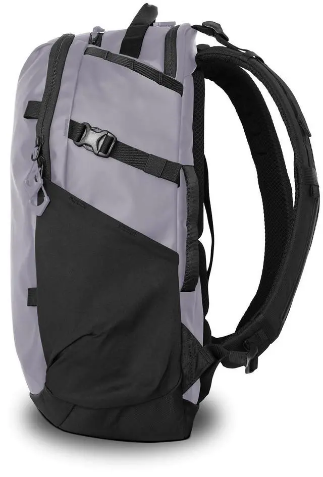 Alt view image 3 of 5 - WANDRD NIMBUS 18L: Lightweight Travel Backpack for Men and Women, Weather Resistant Everyday Bag with Padded Shoulder Straps, Laptop Bag and Traveling Bag for Office (Uyuni Purple)