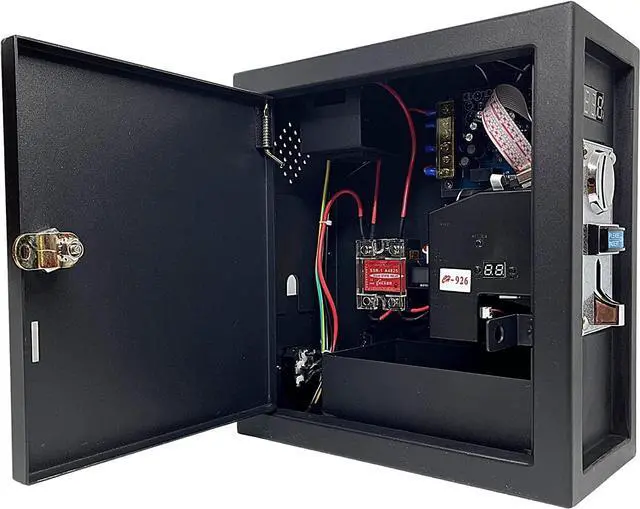 Main image of Sintron ST-002 110V Coin Operated Timer Control Power Box for Electronic Device Vending Machine, Gaming Machines, Massage Chairs, Shoe Polishers, Washing Machines, Chargers, Dryers, Auto Car Wash, PCs