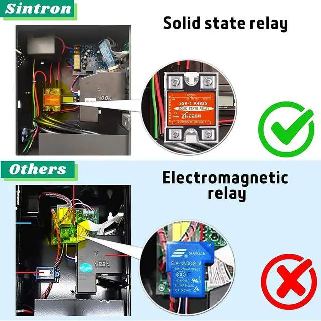Alt view image 3 of 5 - Sintron ST-002 110V Coin Operated Timer Control Power Box for Electronic Device Vending Machine, Gaming Machines, Massage Chairs, Shoe Polishers, Washing Machines, Chargers, Dryers, Auto Car Wash, PCs