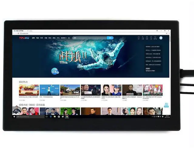Alt view image 4 of 5 - waveshare 13.3inch Capacitive Touch Screen LCD V1, with Case and Toughened Glass Cover, 1920×1080, HDMI, IPS,