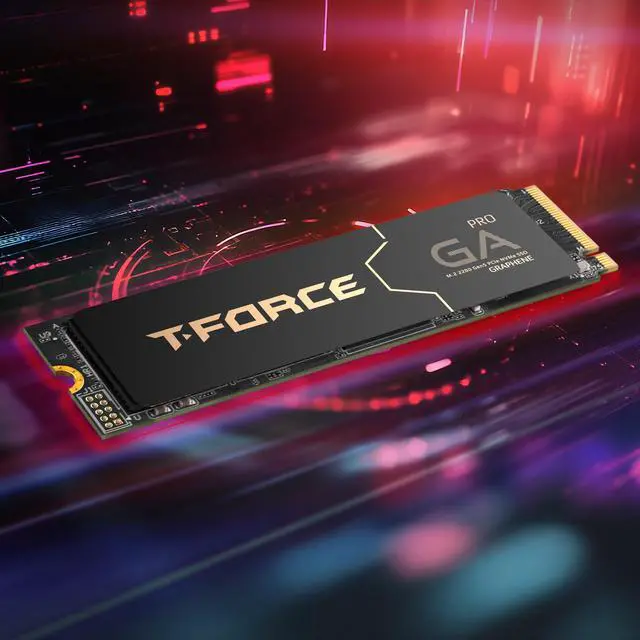 Alt view image 4 of 5 - TEAMGROUP T-Force GA PRO 2TB SSD Graphene Heatsink DRAM SLC Cache 3D TLC NAND NVMe InnoGrit PCIe Gen5x4 M.2 Read/Write 10,000/8,500 MB/s TM8FFJ002T0C129
