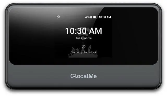 Main image of GlocalMe MeowGo G40Pro 4G Portable WiFi Hotspot for Travel in 200+ Countries, Upgraded 4G+ Mobile Hotspot Device with AI HyperConn, Speed Up to 390Mbps, No SIM Card Needed, 10 Connected Devices