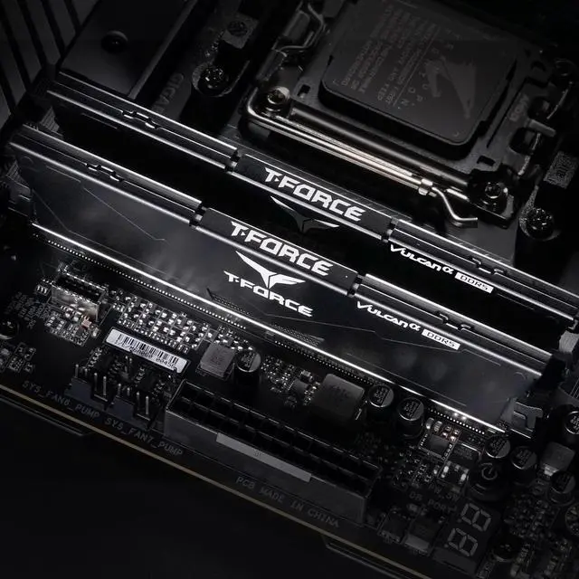 Alt view image 5 of 5 - TEAMGROUP T-Force Vulcan Alpha DDR5 Ram 64GB Kit (2x32GB) 6000MHz (PC5-48000) CL38 Desktop Memory Module Ram AMD Optimized Memory Black FLABD564G6000HC38JDC01