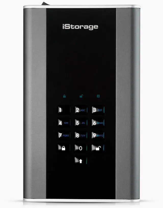 Main image of iStorage diskAshur DT2 256-bit 2TB | FIPS Level 3 Certified | Secure encrypted Desktop Hard Drive | Password Protected