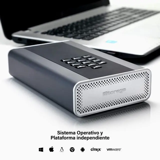 Alt view image 5 of 5 - iStorage diskAshur DT2 256-bit 2TB | FIPS Level 3 Certified | Secure encrypted Desktop Hard Drive | Password Protected