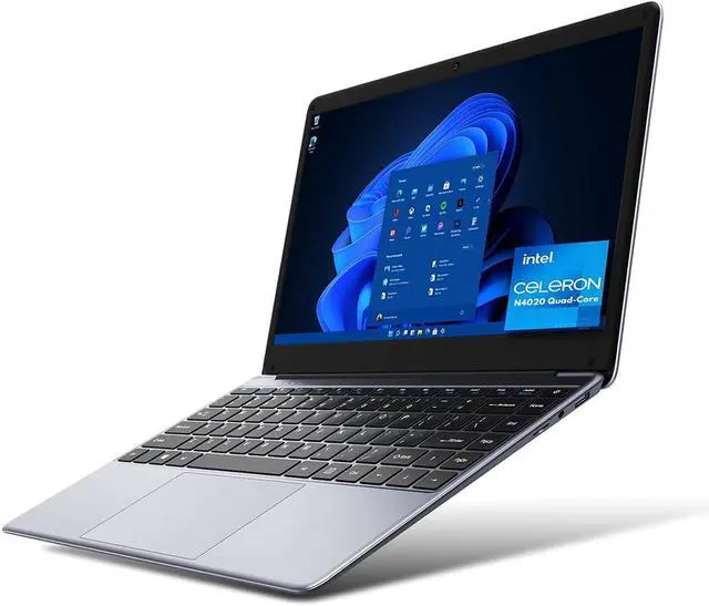 Alt view image 2 of 5 - CHUWI HeroBook Pro 14.1'' Laptop with Wireless Mouse, 256GB SSD 8GB RAM, Windows 11 Laptops, 2TB SSD Expand, Intel Celeron N4020(up to 2.8GHz), 2K FHD IPS Display