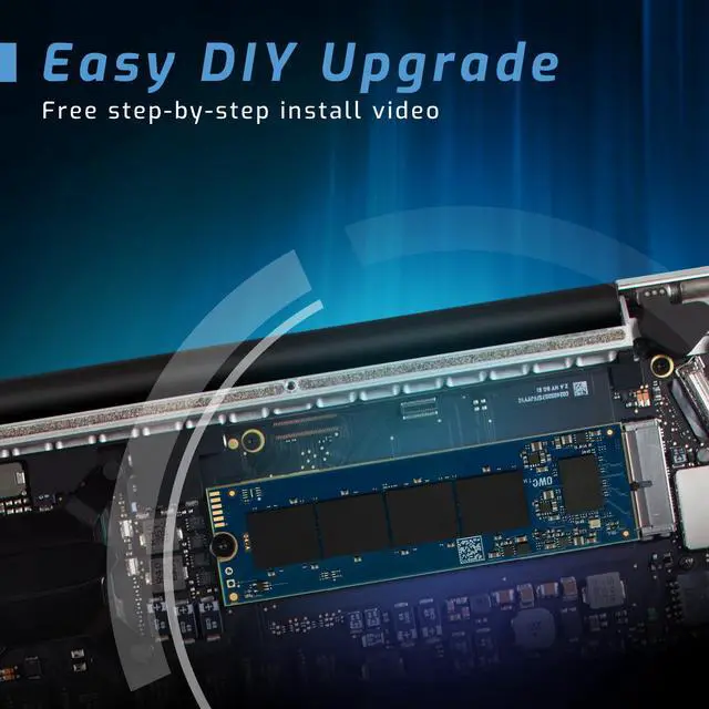 Alt view image 5 of 5 - OWC 2.0TB Aura Pro X2 (GEN 4) SSD Upgrade Compatible with Mac Pro (Late 2013), High Performance NVMe Flash Upgrade, Including Tools & heatsink