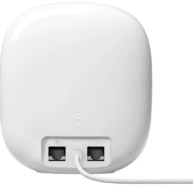 Alt view image 2 of 5 - Google Nest WiFi Pro - Wi-Fi 6E - Reliable Home Wi-Fi System with Fast Speed and Whole Home Coverage - Mesh Router - Snow
