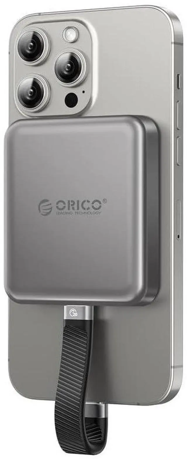 Main image of ORICO 2TB Magnetic External SSD, 4K ProRes HDR Record and Store, USB3.1 (1000MB/s), USB3.2 Gen2*2(2000MB/s), Portable Solid State Drive, Compatible with USB-C Smartphone(iPhone15/16 Only) - A20PLUS