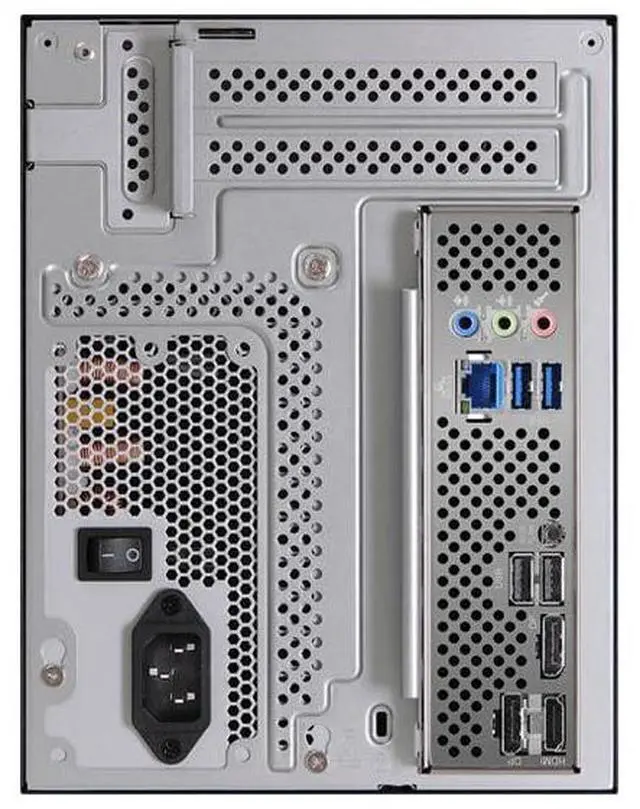 Alt view image 3 of 5 - ASRock DeskMeet X600 Barebone Kit - AM5, Ryzen 9000/8000/7000, DDR5-7200+, PCIe 4.0 x16, Dual M.2 (Gen5+Gen4), USB4, 500W PSU, 8L Compact (No CPU/RAM/Storage)