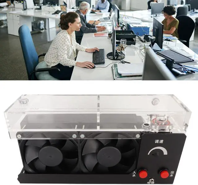Alt view image 2 of 5 - Water Cooling Pump, 12V 25W 1100ML 4000RPM Fan, G1/4 Thread Ceramic Bearing, Easy Installation, Cooling Fans, for PC Water Cooling System