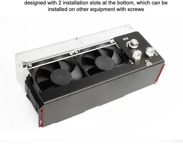 Alt view image 4 of 5 - Water Cooling Pump, 12V 25W 1100ML 4000RPM Fan, G1/4 Thread Ceramic Bearing, Easy Installation, Cooling Fans, for PC Water Cooling System