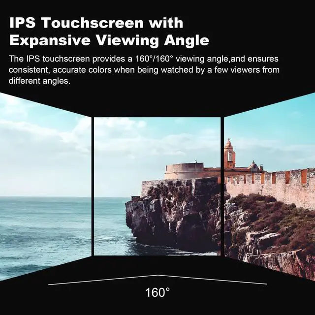 Alt view image 4 of 5 - GODOX GM55 Touch Screen DSLR Camera Field Monitor 5.5 Inch 4K 410nit 4K HDMI in and Out Exposure Focus 3D LUT 160°Wide View Angle DC/Battery 8V/1.5A Powered 1920x1080 External Monitor