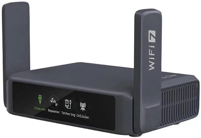 Alt view image 2 of 5 - GL.iNet GL-BE3600 (Slate 7) Portable Travel Router & GL.iNet GL-MT3000 (Beryl AX) Pocket-Sized Wi-Fi 6 Wireless Travel Gigabit Router