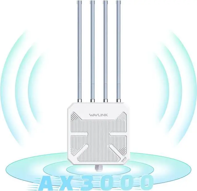 Main image of WAVLINK AX3000 WiFi 6 Wireless Outdoor Wireless Access Points, Long Range Outdoor WiFi with Dual Band/PoE/IP67/600mW of Power/Up to 256 Devices for Parties, Business Gatherings Work with Starlink