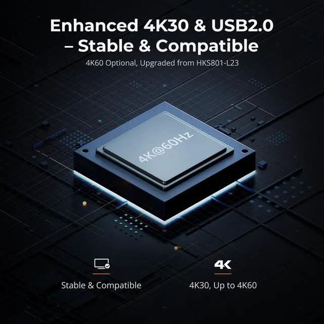 Alt view image 3 of 5 - TESmart 8X1 HDMI KVM Switch 8 Port 4K@30Hz, USB2.0 Rackmount KVM Enterprise-Grade EDID Emulator | Hotkey Switch | RS232 | LAN Port | IR Remote | IP Control | Auto Scan | with 8 Pcs 5ft KVM Cable
