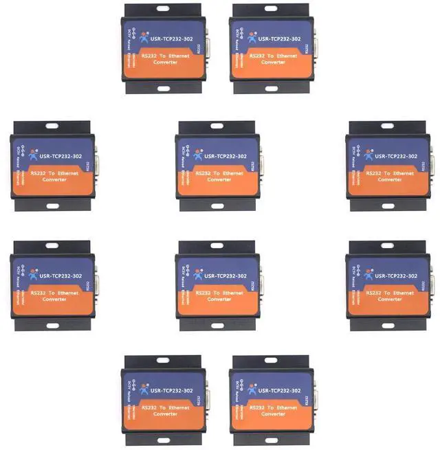 Main image of PUSR USR-TCP232-302 Tiny Size RS232 to TCP IP Converter Serial RS232 to Ethernet Server Module Ethernet Converter Support DHCP/DNS (10)