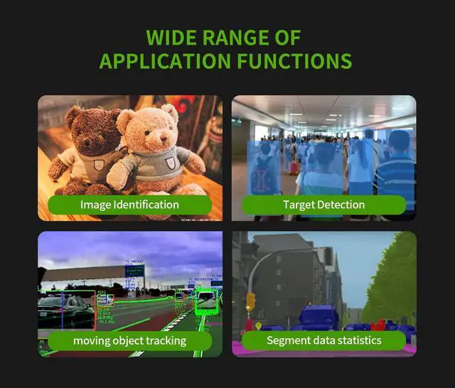 Alt view image 4 of 5 - Jetson Nano Kit with SD Slot,Based on N-VIDIA Jetson Nano SOM onboard 16GB EMMC for AI Machine Learning(Fan Cooling)