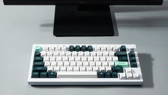 Alt view image 2 of 5 - Keychron Q1 HE QMK Rapid Trigger Wireless Custom Mechanical Keyboard, 2.4 GHz/Bluetooth/Wired 75% Hot-Swappable Programmable RGB Gateron Double-Rail Magnetic Switches for Mac Windows, Shell White