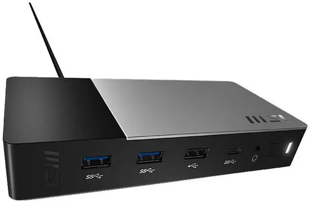 Main image of MSI Black USB C Docking Station 2nd gen