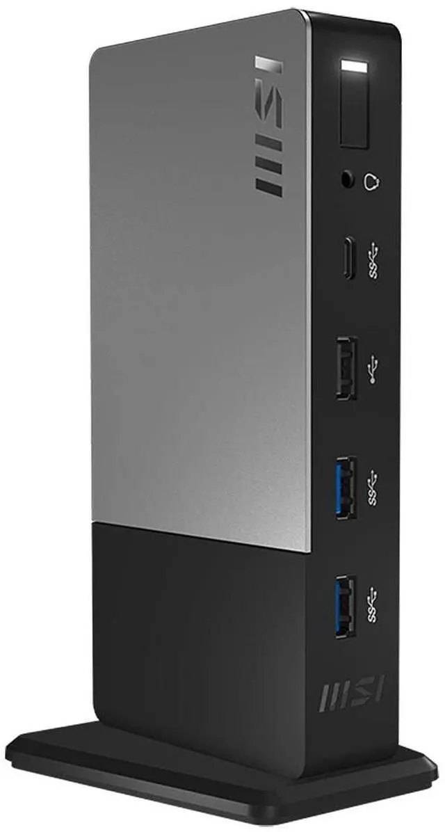 Alt view image 2 of 5 - MSI Black USB C Docking Station 2nd gen