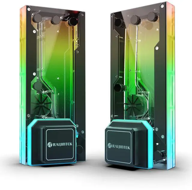 Alt view image 4 of 5 - Raijintek Acheron 240 DDC RBW Distro Plate - Acrylic, D-RGB