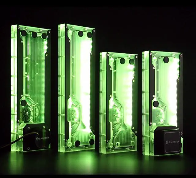 Alt view image 5 of 5 - Raijintek Acheron 240 DDC RBW Distro Plate - Acrylic, D-RGB