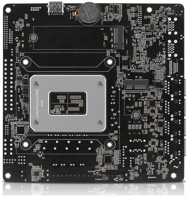 Alt view image 5 of 5 - StoneStorm Q670 6-Bay NAS Mini ITX Motherboard with 4* 2.5GBE (LGA1700, 12th/13th/14th Gen. Desktop Processor), i226-LM vPro, 2* DDR5 MAX 64GB, 6* M.2 NVMe, 6*SATA3.0, 1*Type-C 20Gbps, Dual 4K Display