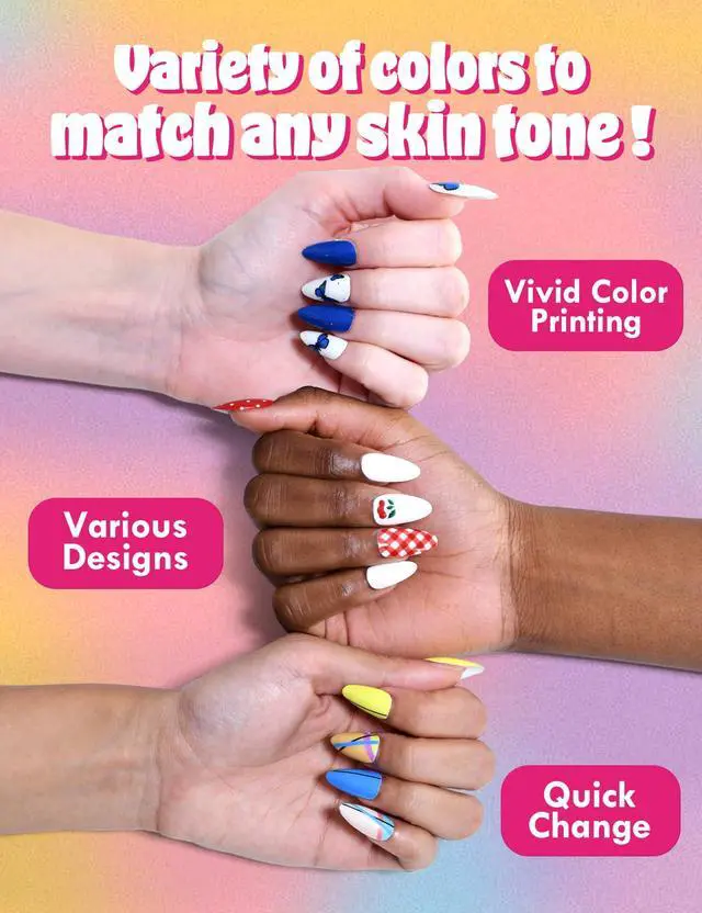 Alt view image 4 of 5 - NAILPOP Nail Art Printer Machine  Digital Art Design Printer with 10 Nail Sticker Paper Sheets | Wireless, Automatic NailArt Machine | Limitless Designs & Easy Navigation