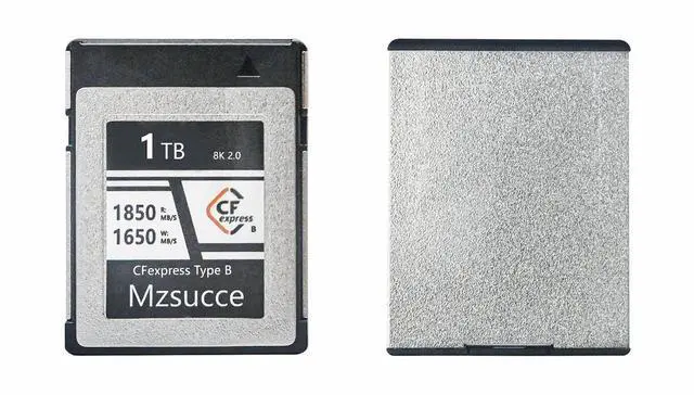 Main image of Mzsucce CFexpress-Type B Card, Memory Card, Camera Memory Card, high-Speed Image Card, 8K HD Continuous Recording, Stable and Durable, XQD Card Upgrade, Suitable for Nikon/Canon/Panasonic (1024, GB)