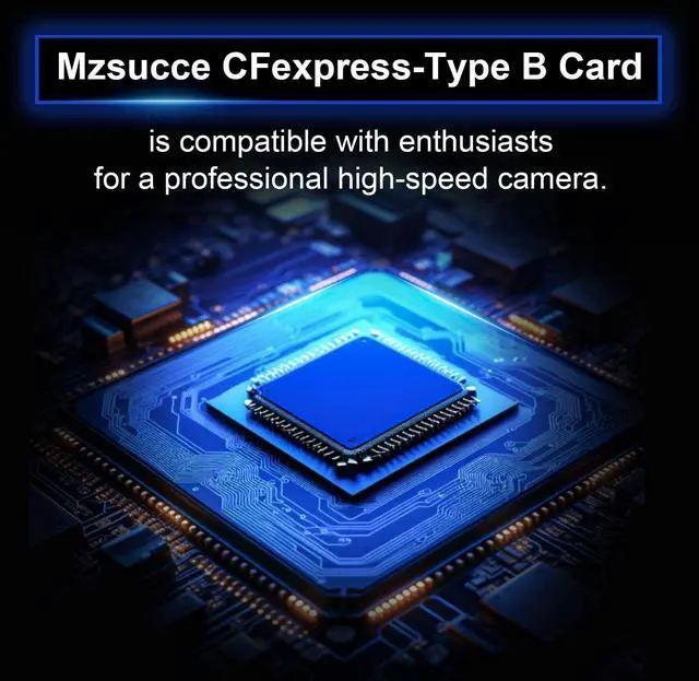 Alt view image 5 of 5 - Mzsucce CFexpress-Type B Card, Memory Card, Camera Memory Card, high-Speed Image Card, 8K HD Continuous Recording, Stable and Durable, XQD Card Upgrade, Suitable for Nikon/Canon/Panasonic (1024, GB)