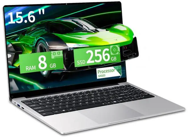 Main image of 15.6 inch gaming laptop,N4000 Processor,8GB RAM 256GB SSD,Notebook Computers Laptops 1920x1080 Display,WiF5,Mini HDMI, win 11 pro,Laptops for Students,Business Work,gaming laptop cheap,portable gamer