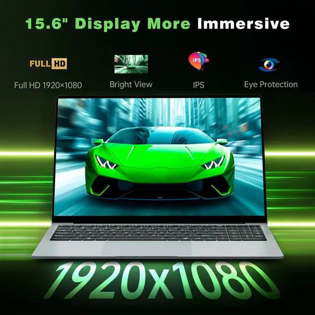 Alt view image 3 of 5 - 15.6 inch gaming laptop,N4000 Processor,8GB RAM 256GB SSD,Notebook Computers Laptops 1920x1080 Display,WiF5,Mini HDMI, win 11 pro,Laptops for Students,Business Work,gaming laptop cheap,portable gamer